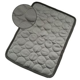 Dog Cooling Mat Summer Pets Cold Bed Extra Large For Small Big Dogs Pet Accessories Cat Durable Blanket Sofa Cat Ice Pad Blanket Pet Products (Option: Dark Gray-S50*40cm)